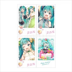 Cheap 😉 Hatsune Miku 🥳 Birthday Party Polaroid-Style Card Set: Miku BD 2020 Ver. 🥰