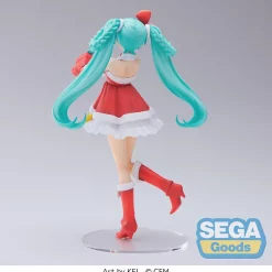 New 👍 Sega Interactive Hatsune Miku: ❄ Christmas 2022 Ver. Super Premium Figure 🛒 -Hatsune Miku Figure 88558acc0f344678bfd54396e45f4781.jpg 1