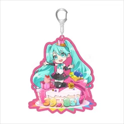 Best Pirce 👍 Hatsune Miku 🎂 Birthday Party Acrylic Keychain: Miku BD 2020 Ver. ⭐