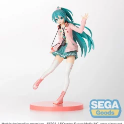 Brand new ⭐ Sega Interactive Hatsune Miku: Project DIVA Arcade Future Tone Hatsune Miku: Ribbon Girl Ver. Super Premium Figure (Re-run) 😉